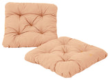Alma Seat Cushions, Set of 2, Beige