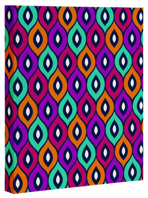 Deny Designs Aimee St Hill Leela Purple Art Canvas
