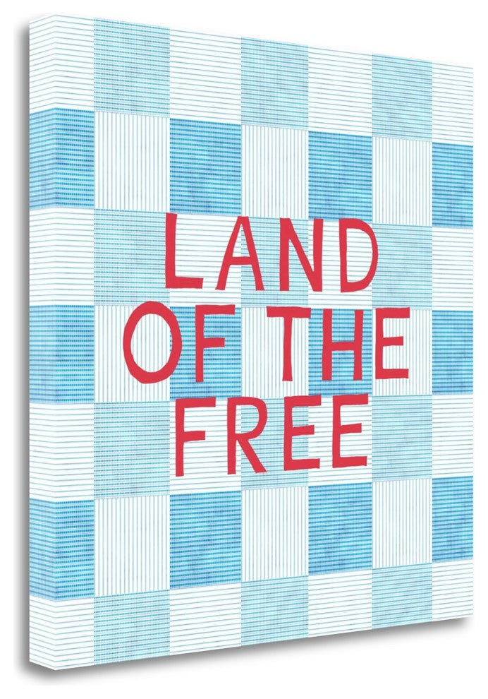"Land Of The Free" By Linda Woods, Giclee Print on Gallery Wrap Canvas