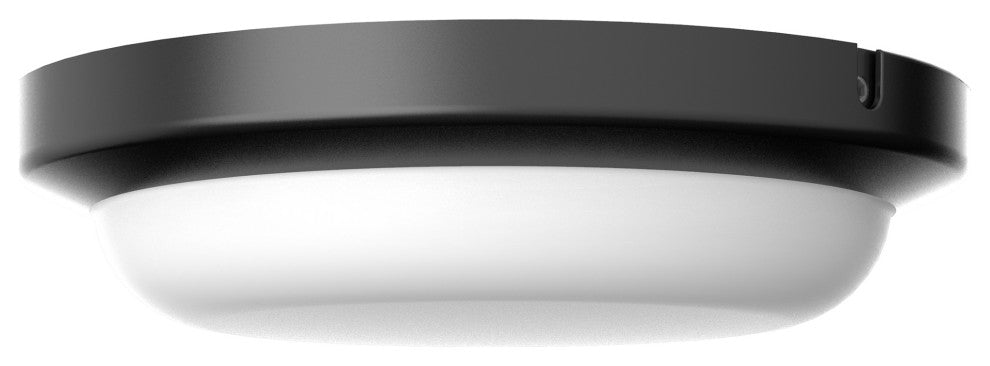 Dean 8'' LED Outdoor Flush Mount - Black
