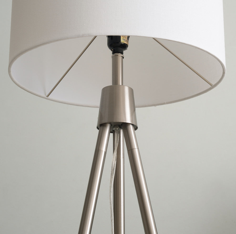 Kenroy 33138BS 1-Light Floor Lamp, Brock