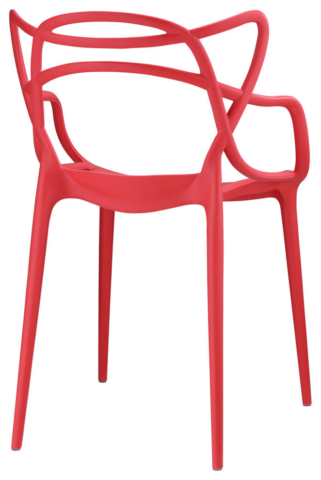 Red Entangled Dining Set Set of 2