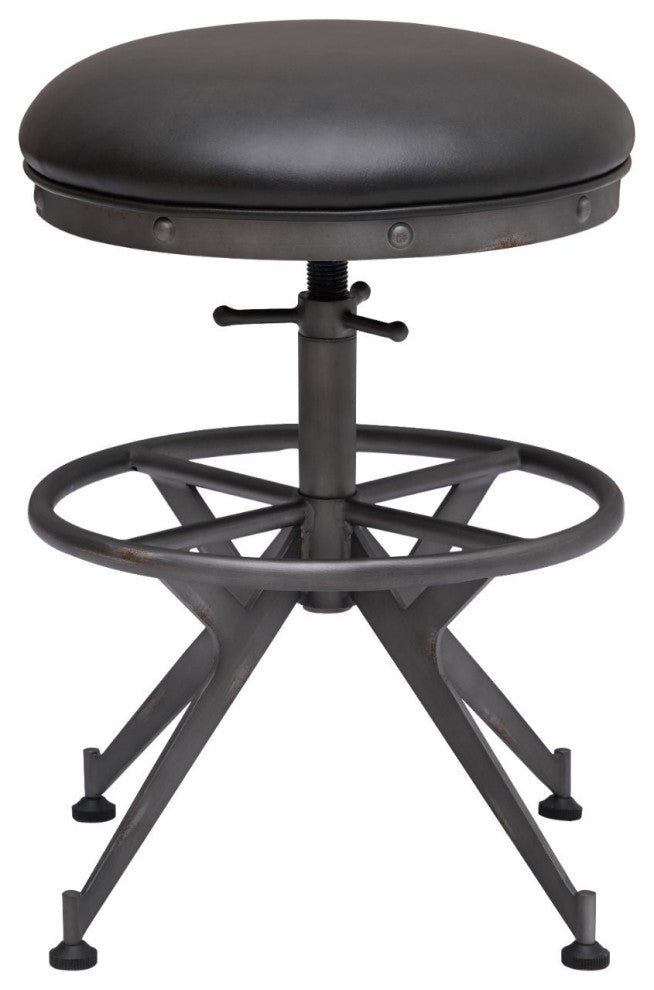 Modus Medici Desk Stool in Charcoal Brown