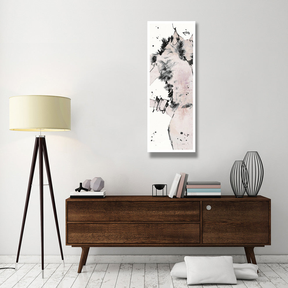 "Fashion Strokes VIII Pastel" Digital Paper Print by Anne Tavoletti, 20"x56"