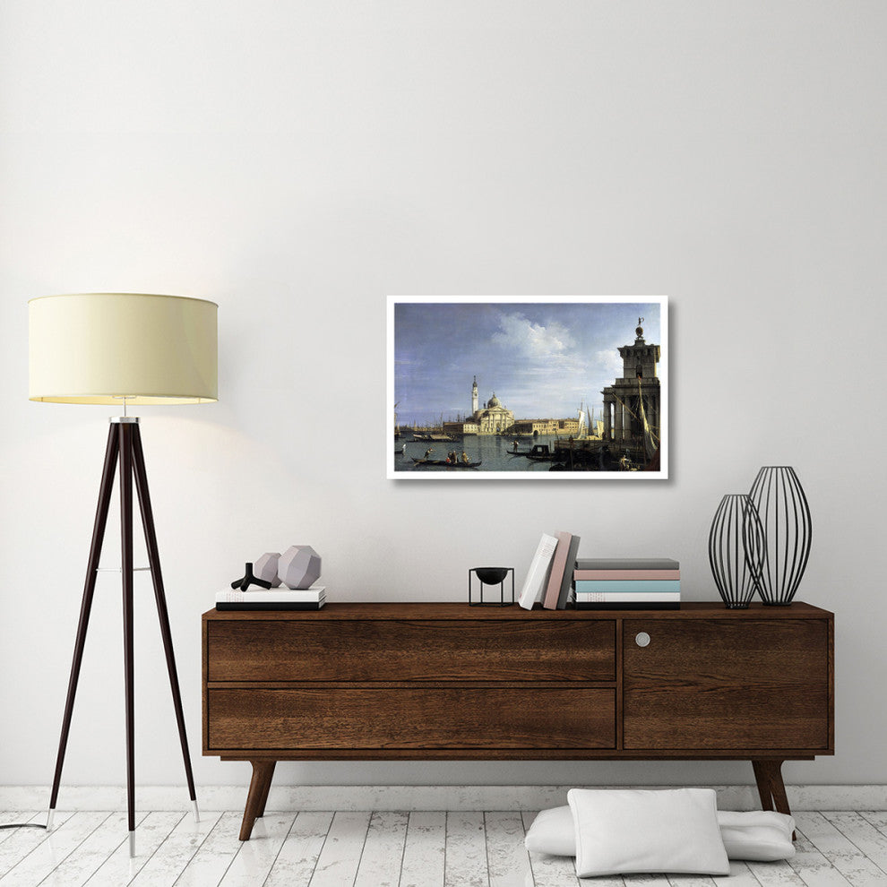 "The Island of San Giorgio Maggiore, Venice" Print by Canaletto, 38"x25"