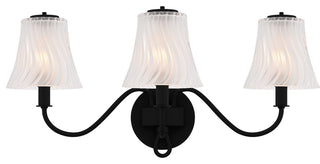 Quoizel MCK8623 McKinney 3 Light 23"W Vanity Light - Matte Black
