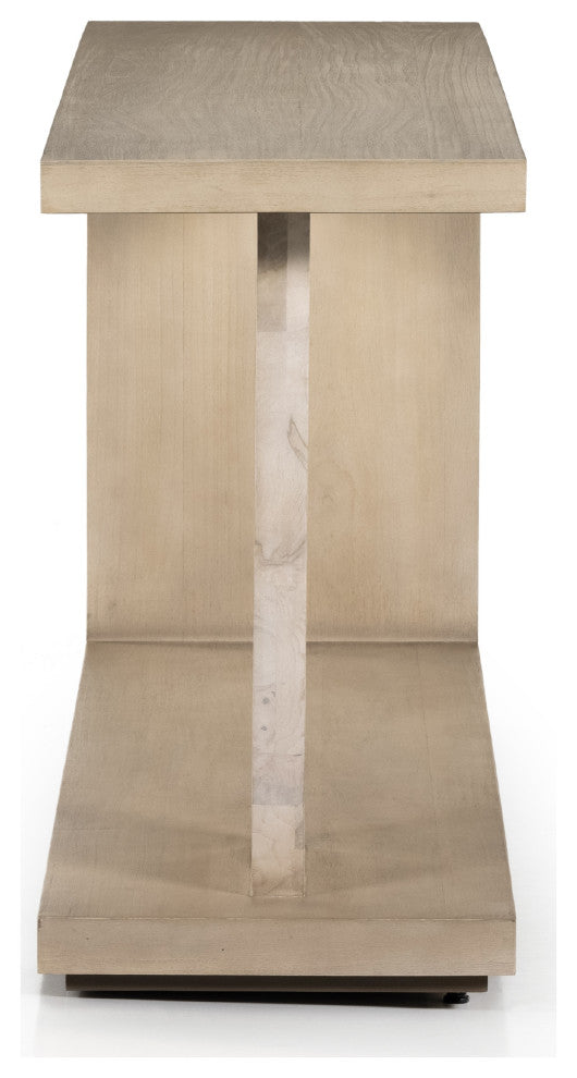 Darian Console Table-White Mahogany