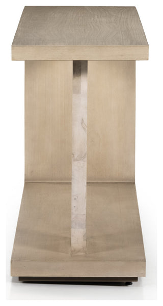 Darian Console Table-White Mahogany