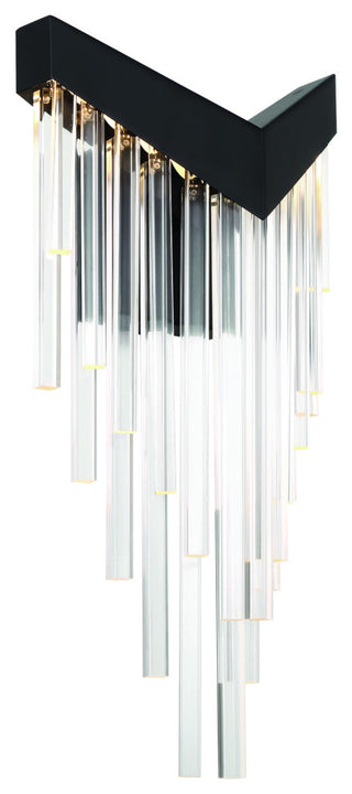 Vivien 20" LED Sconce, Black