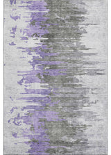 Premium Machine Washable Mayfield AMF704 Purple 5' x 7'6" Rug