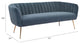 Deco Sofa Gray/Gold