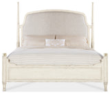 Americana California King Upholstered Poster Bed