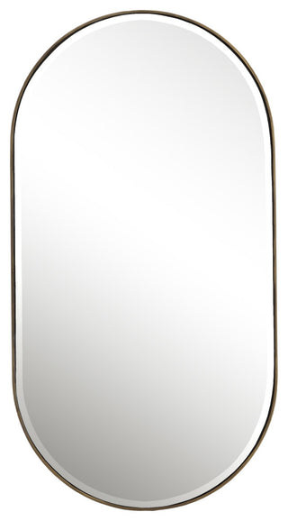 Lago Oval Gold Mirror