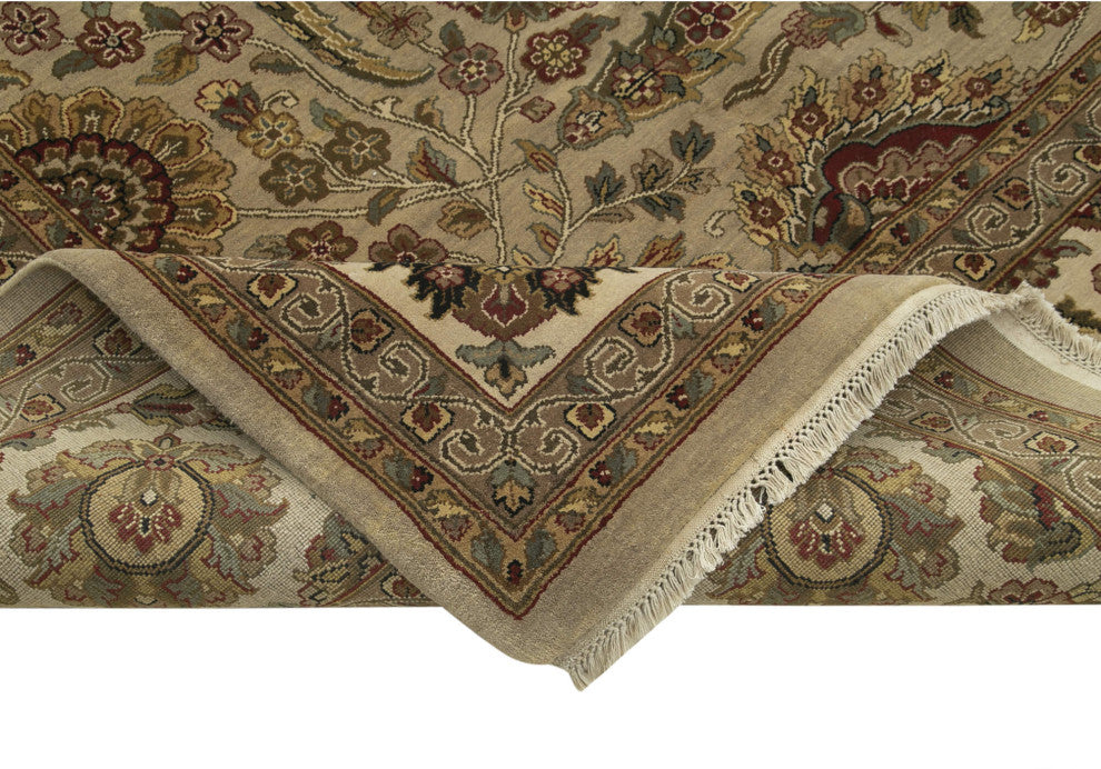 Rug N Carpet - Handmade Oriental 12' 3" x 15' 2" Large Oushak Area Rug