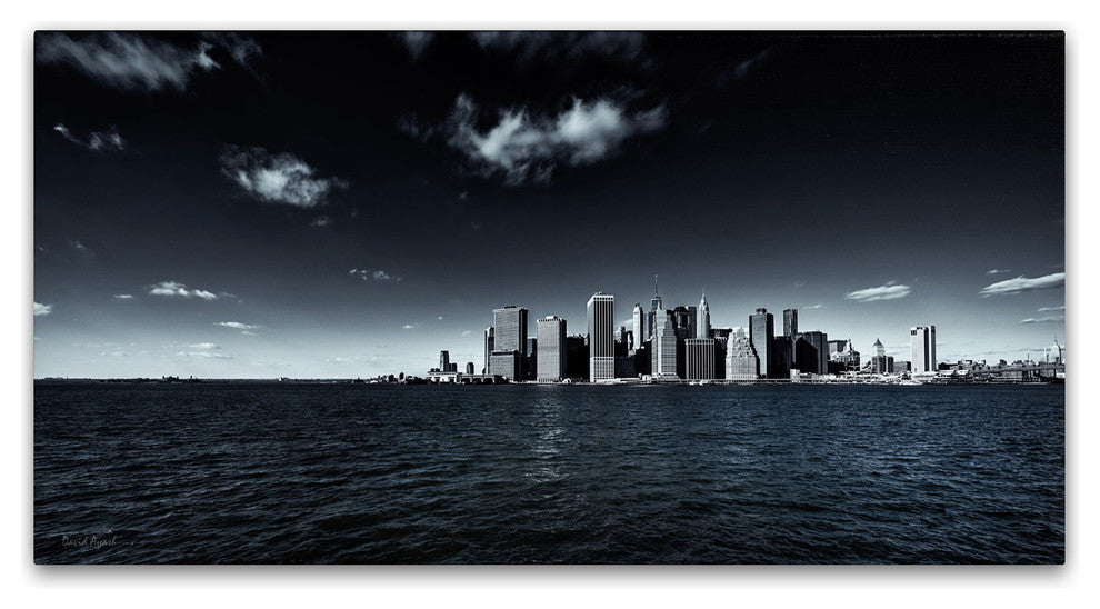 'NYC Financial District and Downtown' Canvas Art by David Ayash