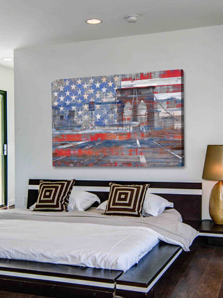 "Patriotism" Print on Canvas, 36"x24"