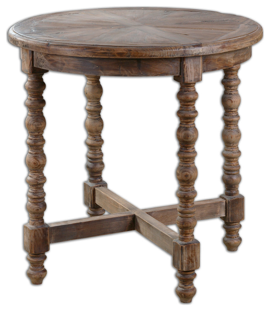 Uttermost - 24346 - End Table - Samuelle - Reclaimed Fir