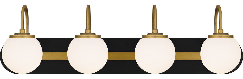 Desmond 4-Light Bath, Matte Black