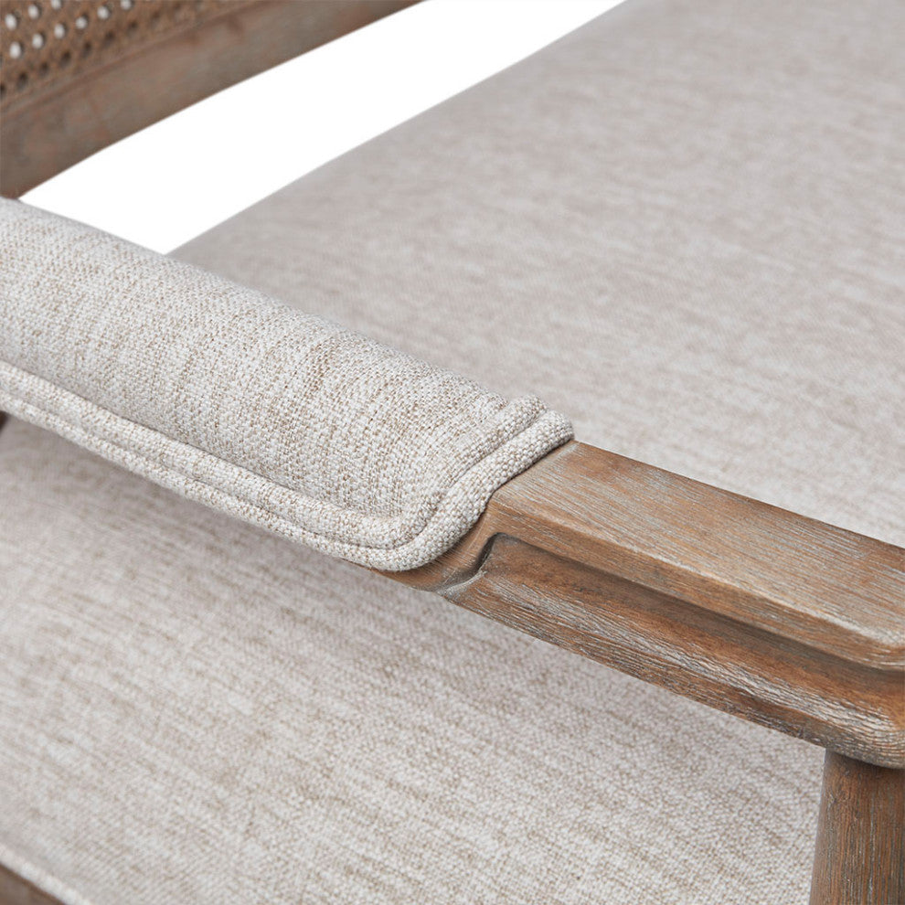 Madison Park Willshire Farmhouse Rustic Wooden Settee