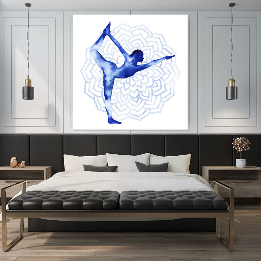"Yoga Flow I" Fine Art Giant Canvas Print, 54"x54"