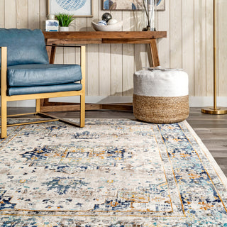 Nuloom Ainsley Fading Token Traditional Vintage Area Rug, Blue 3'x5'