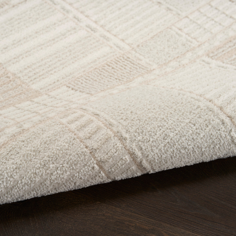 Nourison Nordic 8' x 10' Ivory Beige Modern Indoor Rug