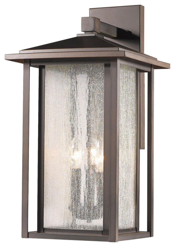 Z-Lite 554XL Aspen 21" Tall 3 Light Dual Frame Wall Sconce - Oil Rubbed Bronze