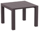 Compamia Vegas 39"-55" Extendable Dining Table, Wicker Brown