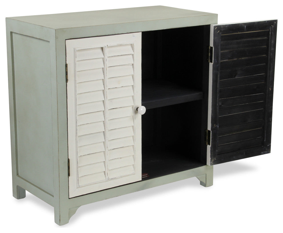 Coastal Shutter Door Cabinet
