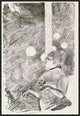 "The Song of The Dog" Framed Canvas Giclee by Edgar Degas, 21x31"
