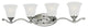 Thomas Lighting SL760441 Harmony Wall Lamp Satin Pewter 4X100W