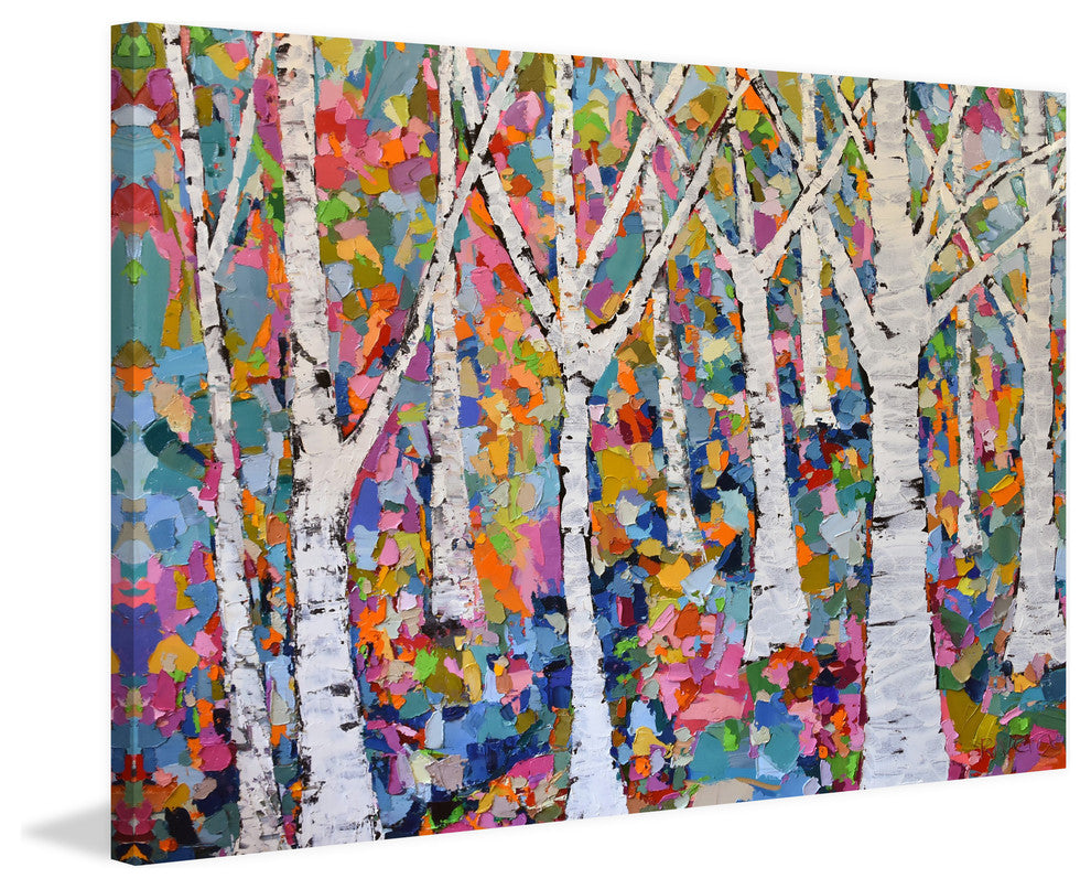 "Autumn Equinox" Painting Print on Wrapped Canvas, 24"x16"