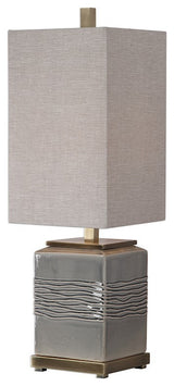 Uttermost Covey Gray Glaze Buffet Lamp, 29680-1