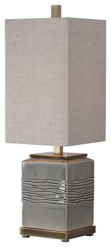 Uttermost Covey Gray Glaze Buffet Lamp, 29680-1