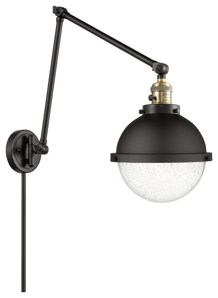 INNOVATIONS 238-BAB-HFS-84-BK-LED 1-Light Swing Arm Matte Black