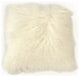 Tibetan Ivory Lamb Fur Pouf