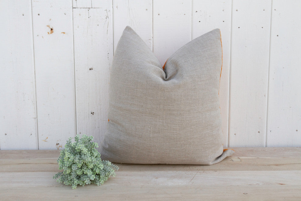 Gulmohar Silk Phulkari Pillow