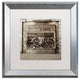 Alan Blaustein ''Borgos II'' Art, Silver Frame, White Mat, 16x16