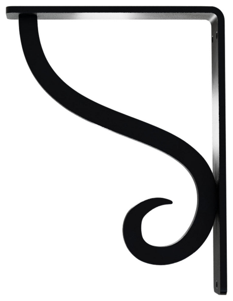 1 1/2"x5 1/2"x8" Ashford Single, Wrought Iron Bracket