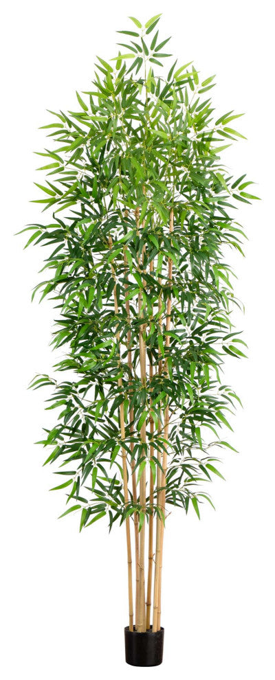 9ft. Artificial Bamboo Tree With Real Bamboo Trunks