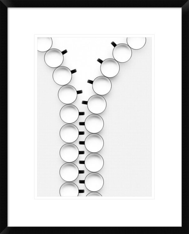 "Zipper" Framed Digital Print by Wieteke De Kogel, 20"x24"