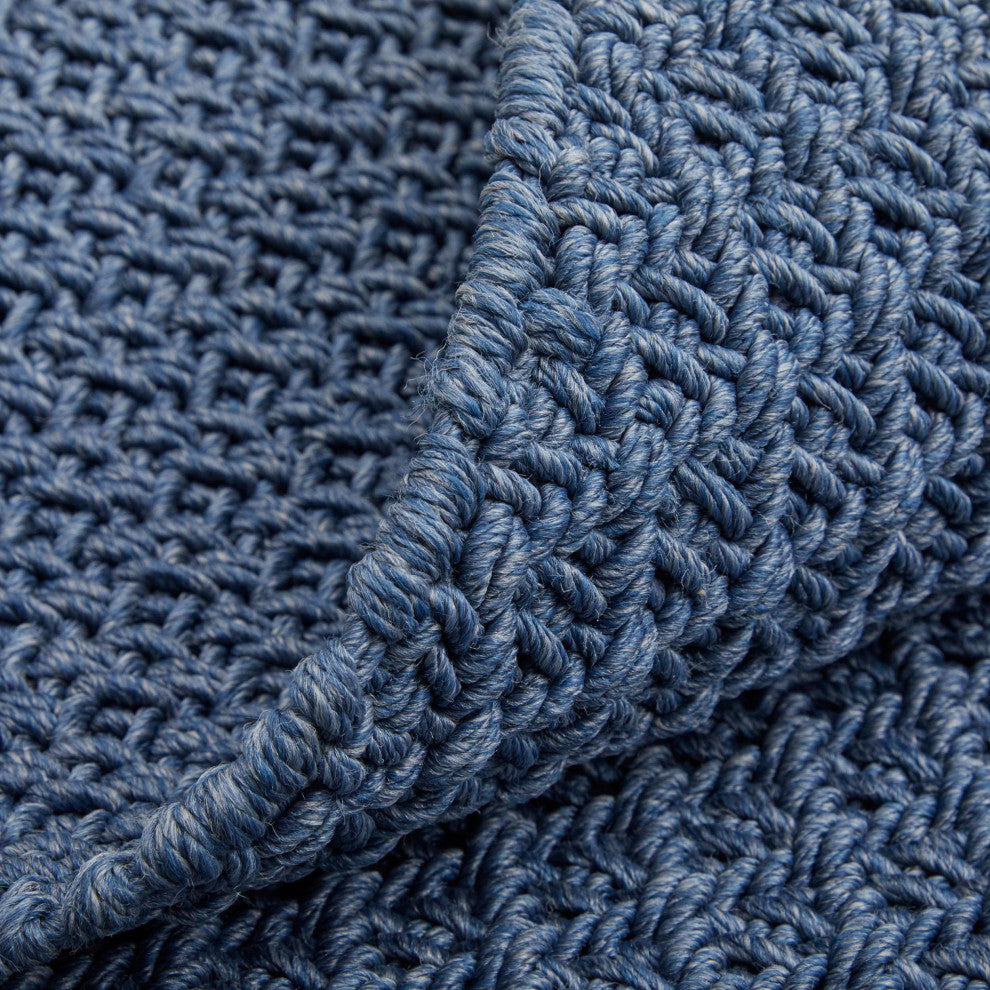 Faro R0826 Modern/Casual/Cottage Rug, Blue, 5'x8'