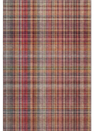 Premium Machine Washable Mayfield AMF541 Red 3' x 5' Rug
