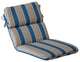 Hamilton Blue Rounded Corners Chair Cushion