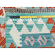 Colorful Afghan Kilim Geometric Design Wool Hand Woven Runner 2'8"x15'5"