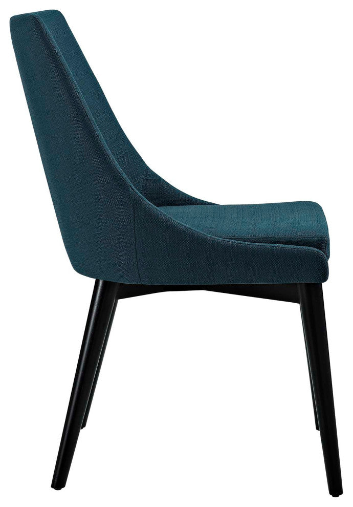 Azure Viscount Dining Side Chair Fabric Set of 2