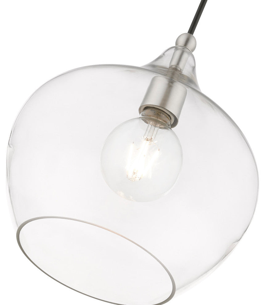 Aldrich 1 Light Brushed Nickel Pendant