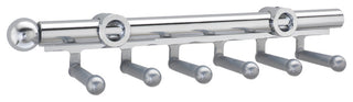 Sliding Belt and Scarf Rack for Custom Closet Systems, Chrome
