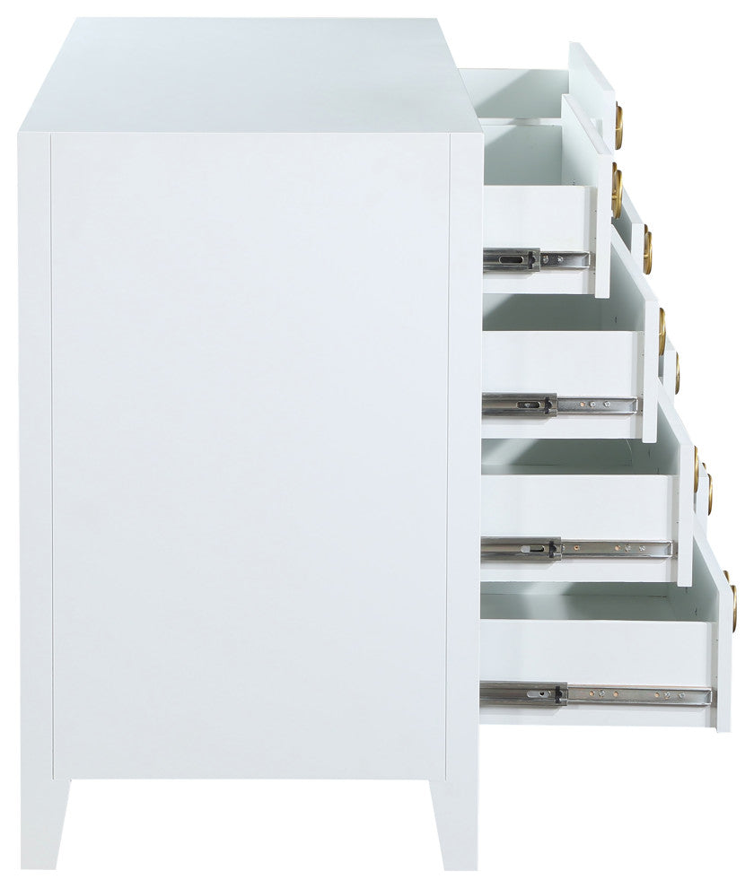 Bowtie Dresser, White