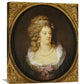 "Bust Portrait of Marie-Antoinette" Artwork, 26" x 30"